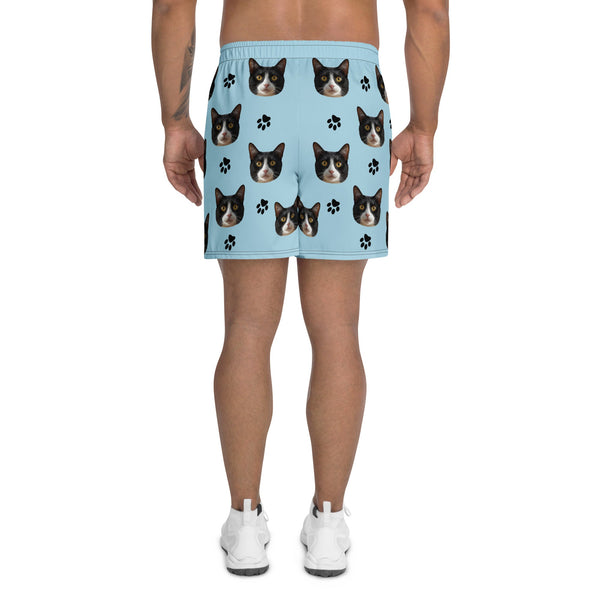 Custom Cat Face Shorts With Paws