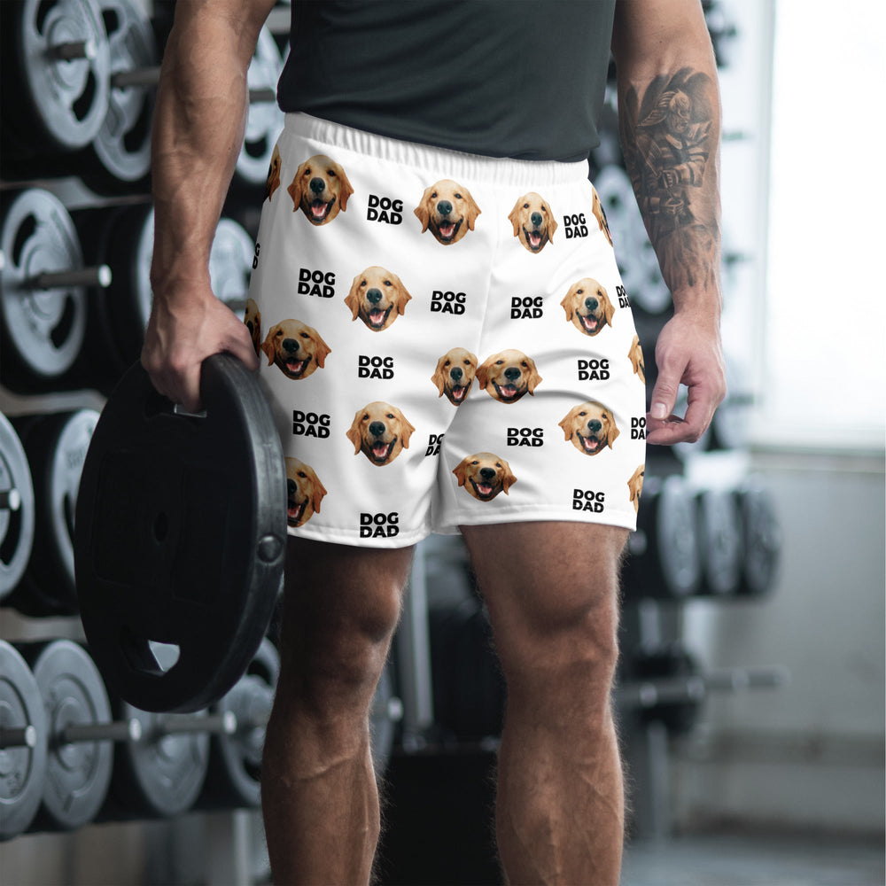 Custom Dog Dad Face Shorts