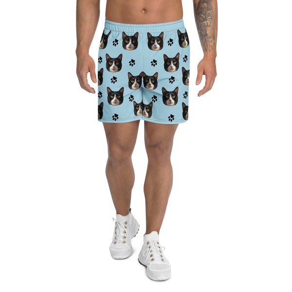 Custom Cat Face Shorts With Paws