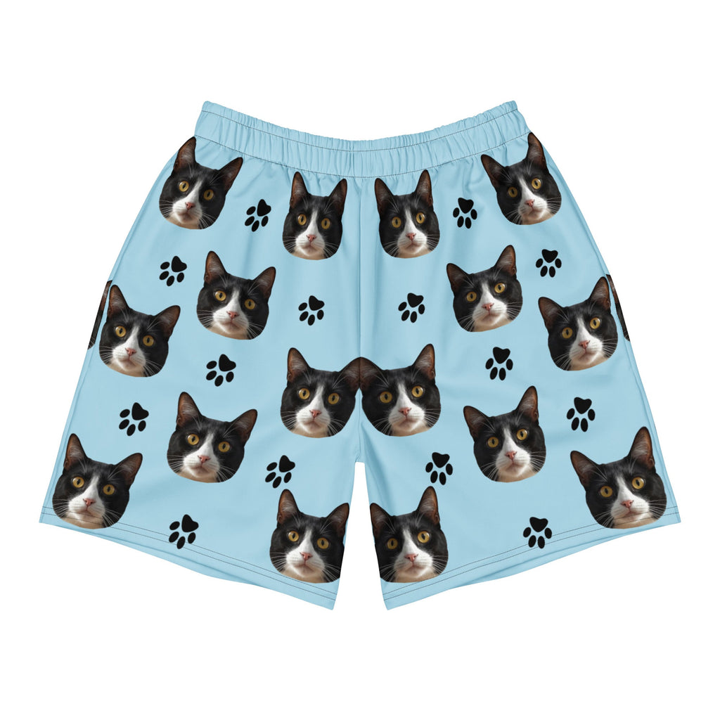 Custom Cat Face Shorts With Paws