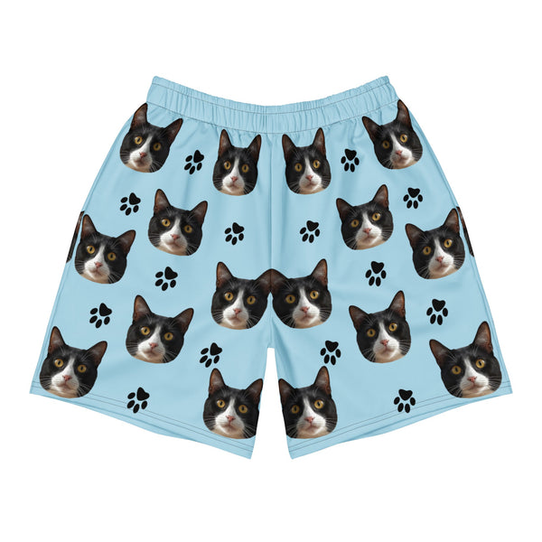 Custom Cat Face Shorts With Paws