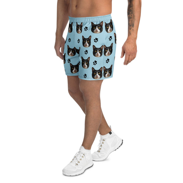 Custom Cat Face Shorts With Paws