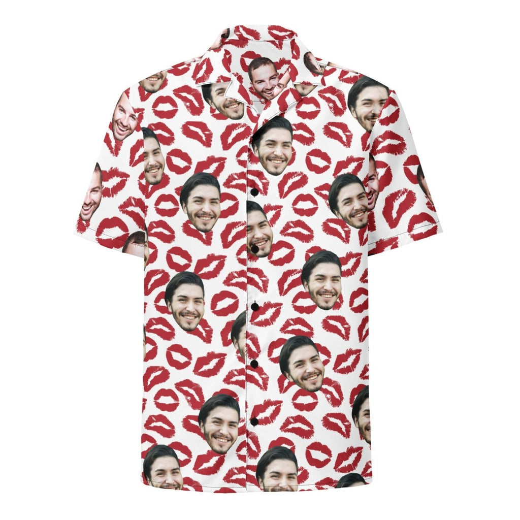 Custom Face Kiss Personalized Photo Shirt