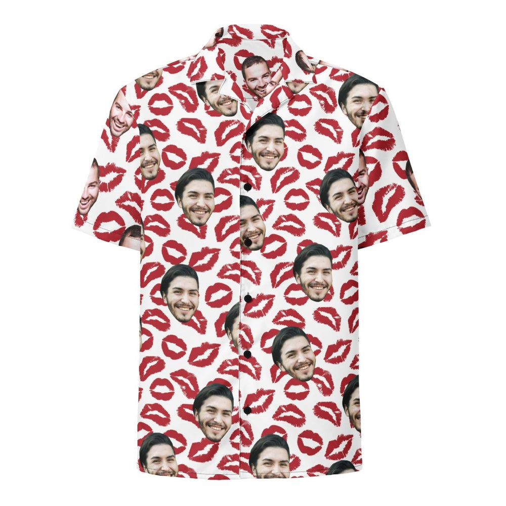 Custom Face Kiss Personalized Photo Shirt