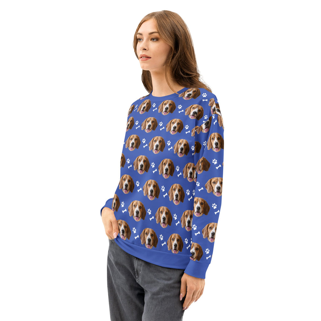 Custom Dog Face Sweatshirt