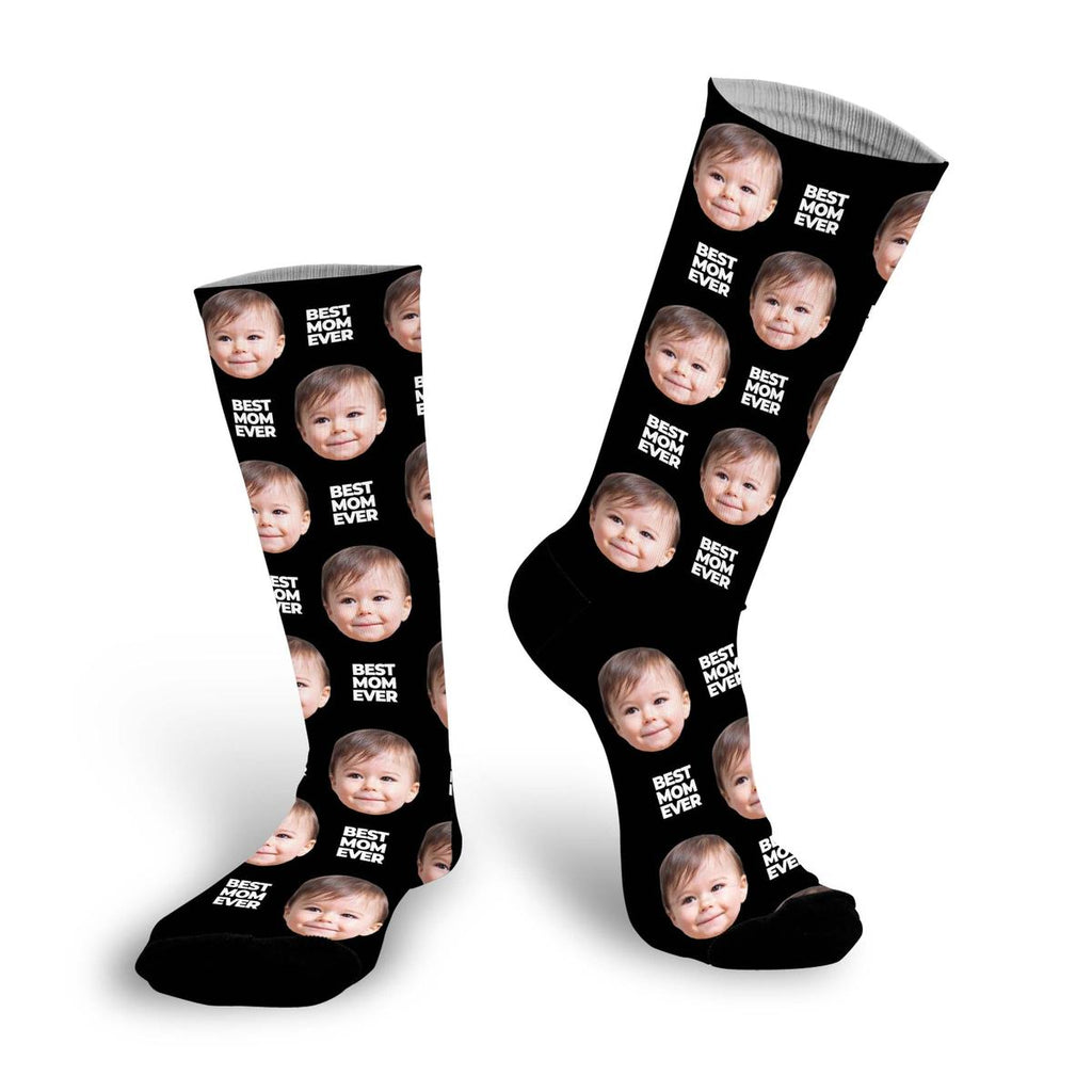 Best Mom Ever Custom Face Socks