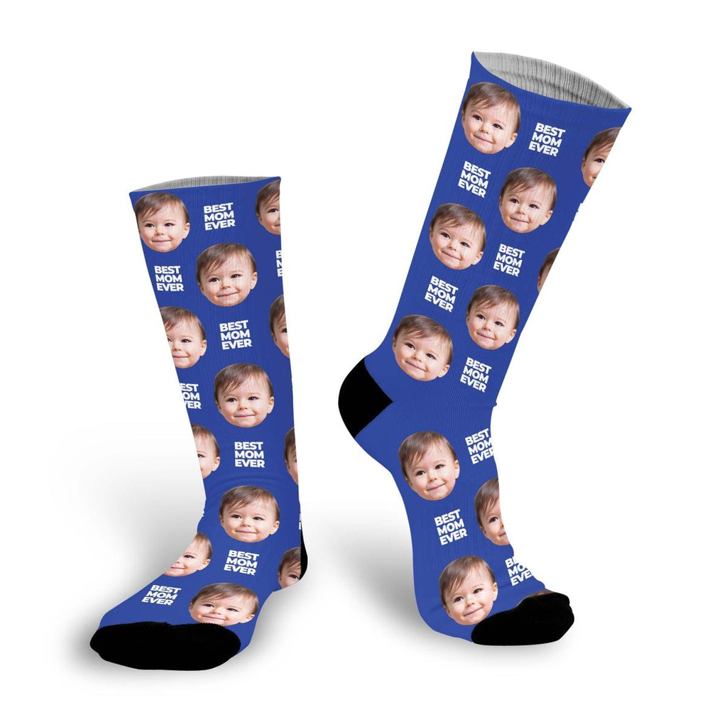 Best Mom Ever Custom Face Socks
