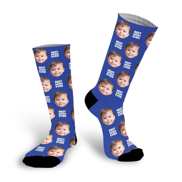 Best Mom Ever Custom Face Socks