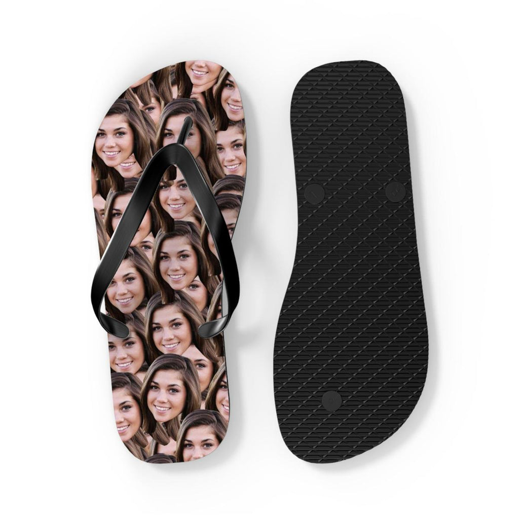 Custom Bride Faces Flip Flops