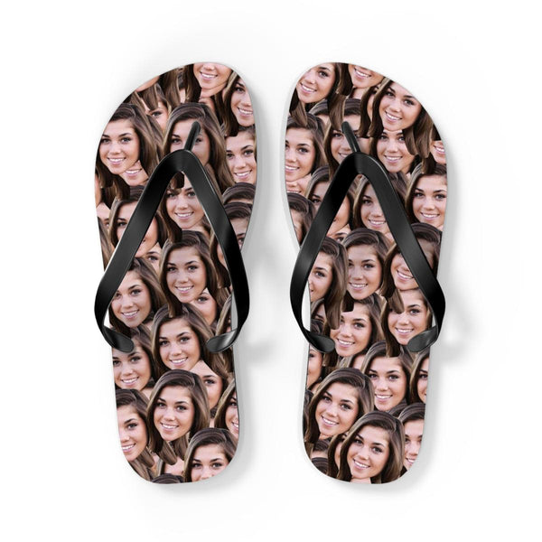 Custom Bride Faces Flip Flops