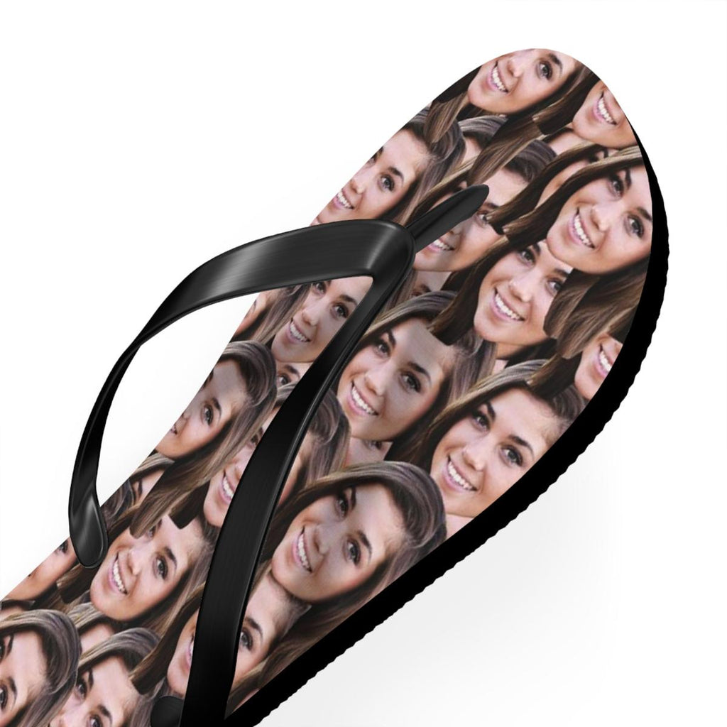 Custom Bride Faces Flip Flops