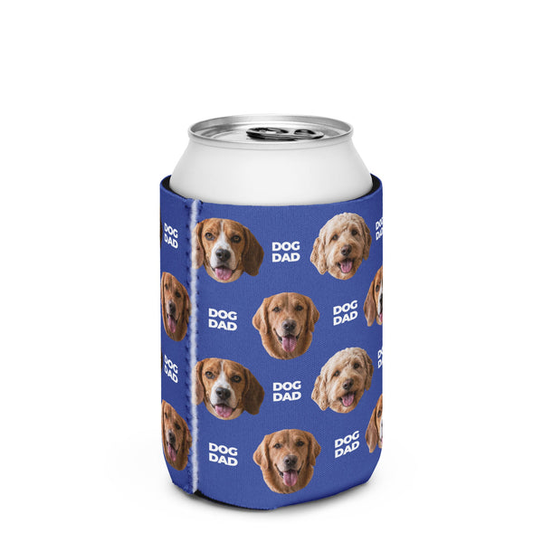 Custom Dog Dad Can Cooler