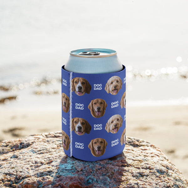 Custom Dog Dad Can Cooler