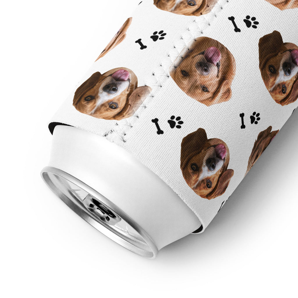 Personalized Dog Photo Can Cooler