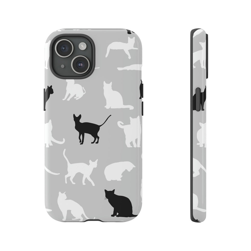 Cats Pattern Tough Phone Case