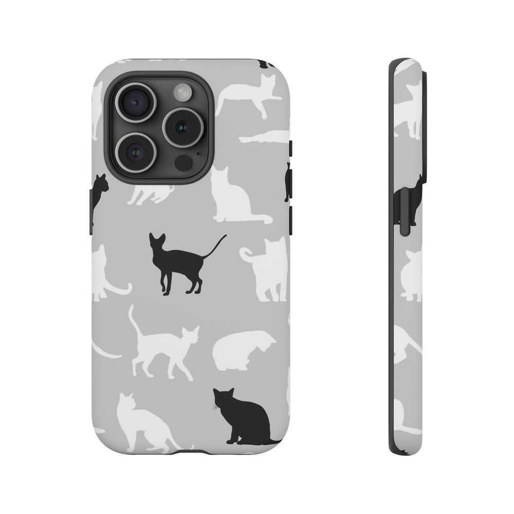 Cats Pattern Tough Phone Case