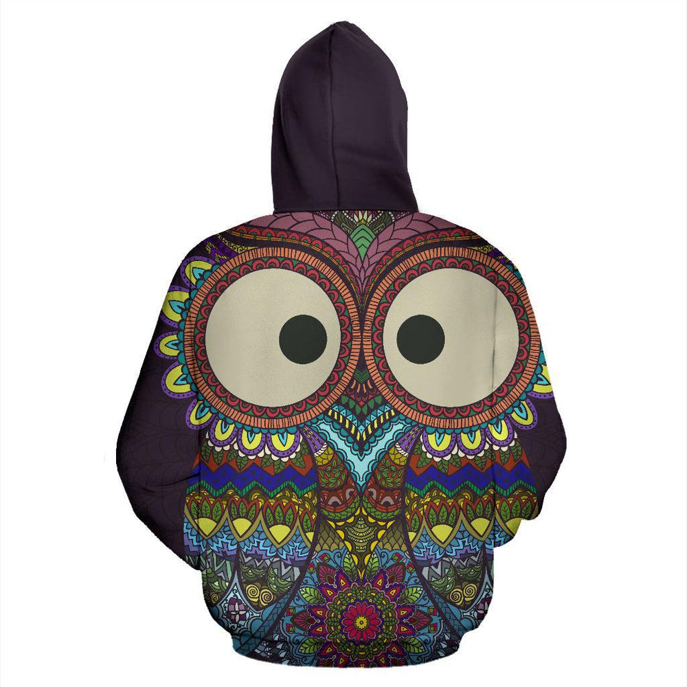 Colorful Owl Unisex Hoodie
