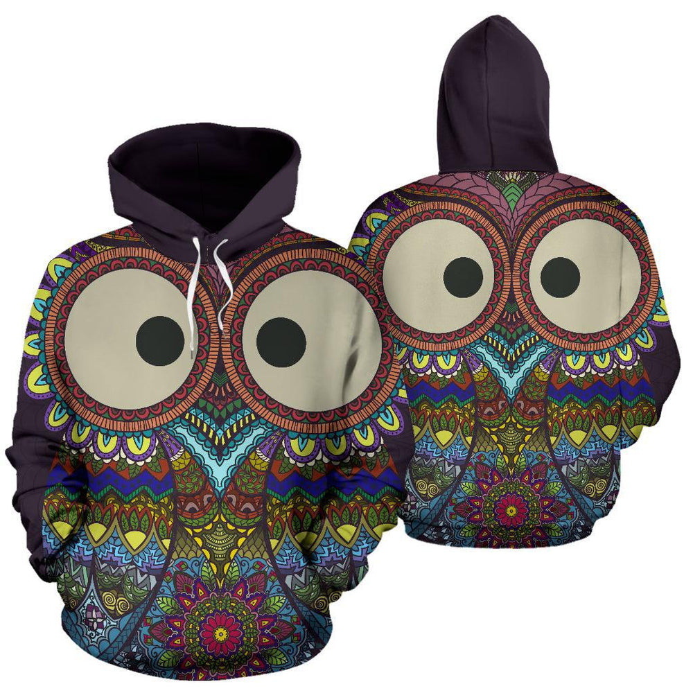 Colorful Owl Unisex Hoodie
