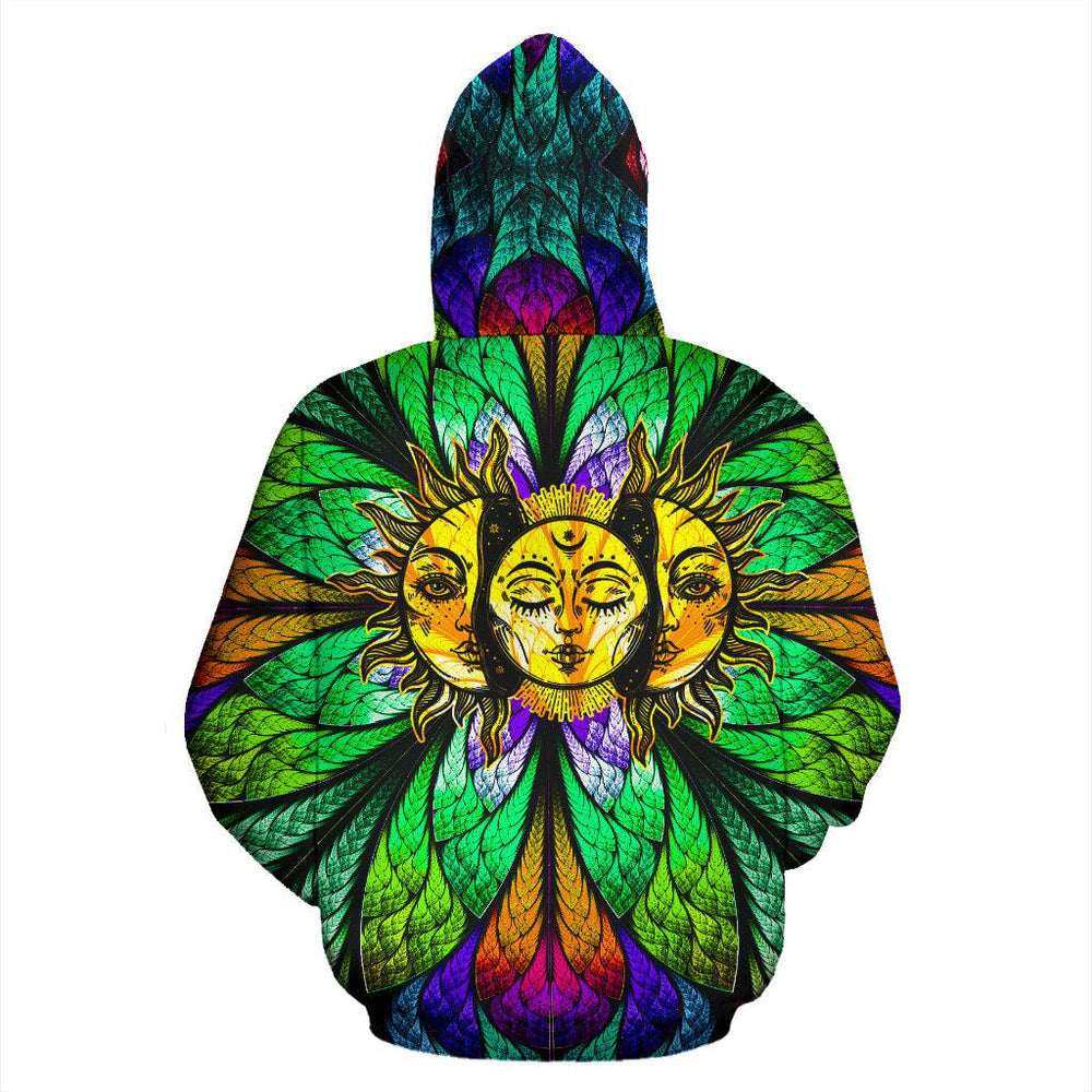 Colorful Sun Moon Hoodie
