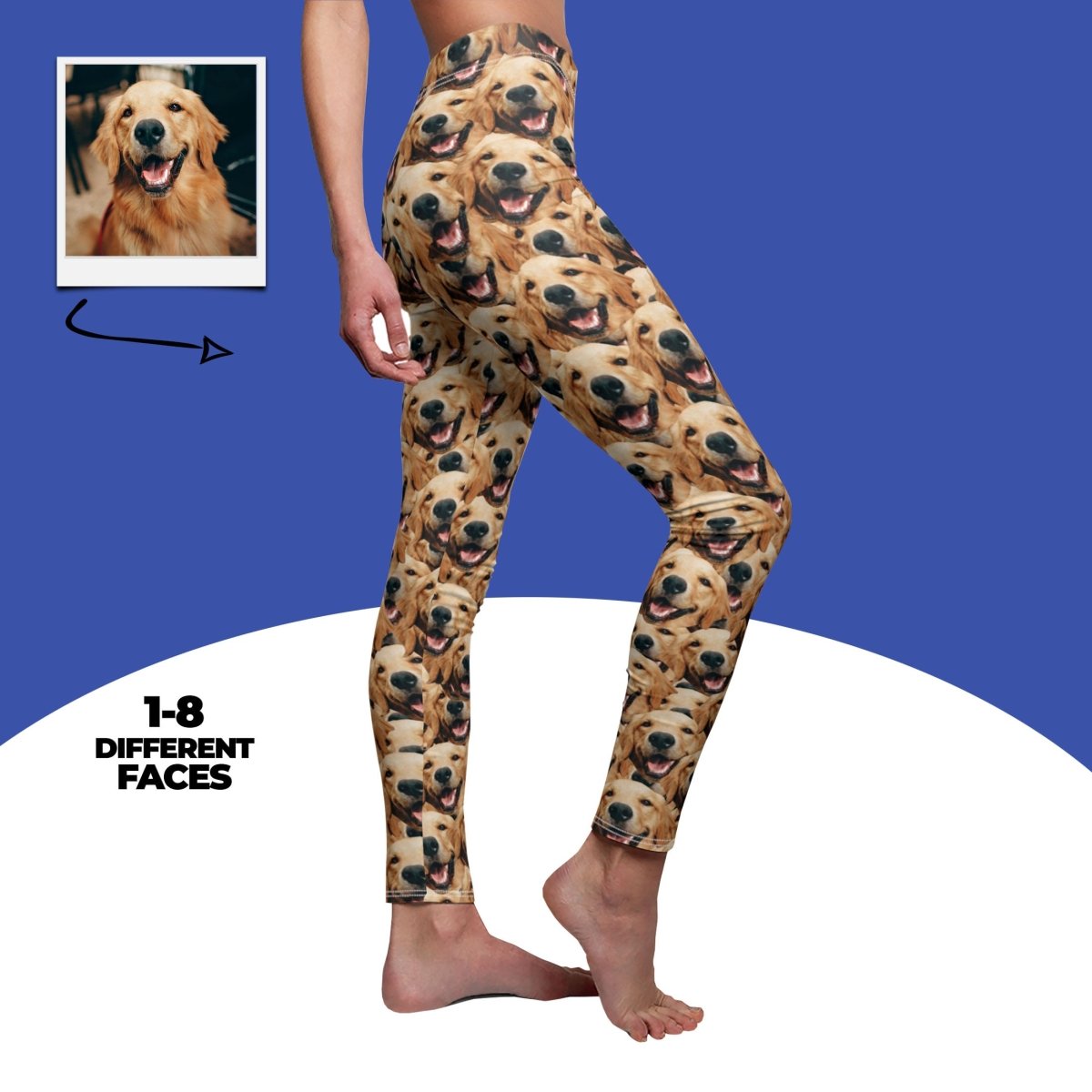 Crazy Dog Faces Women's Leggings