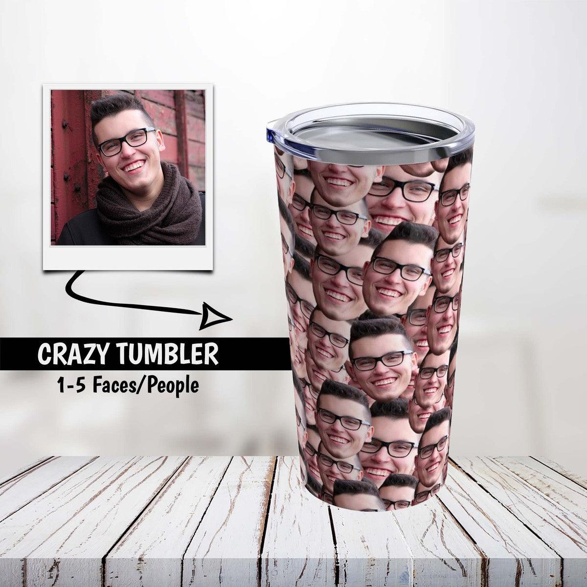 Crazy Face Tumbler Main image
