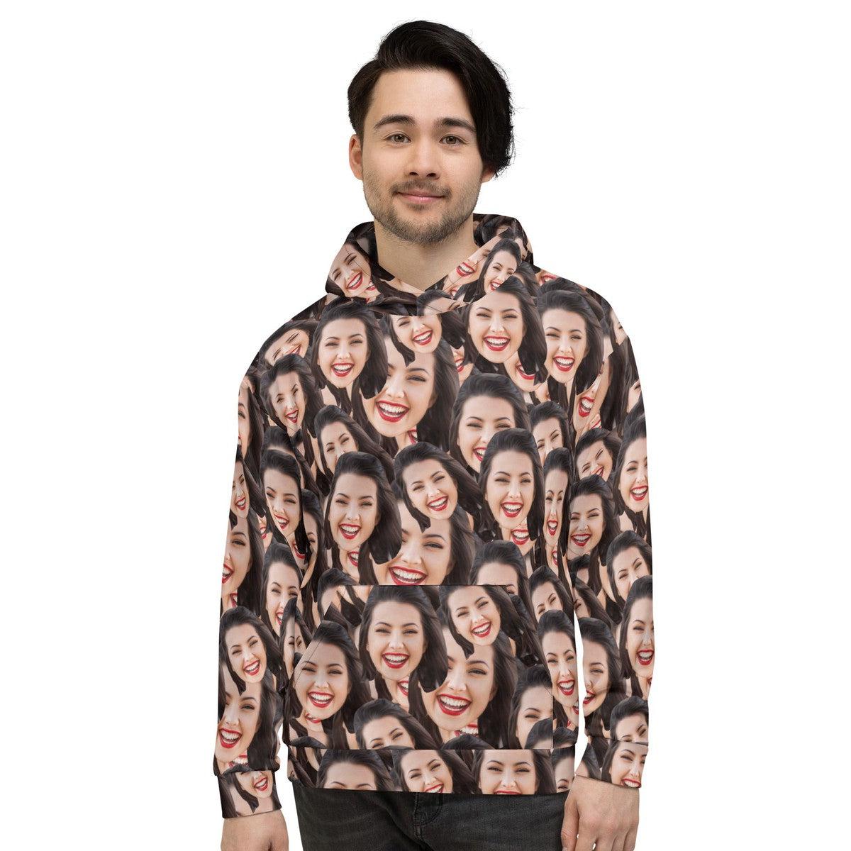 Crazy Face Unisex Hoodie Secondary image