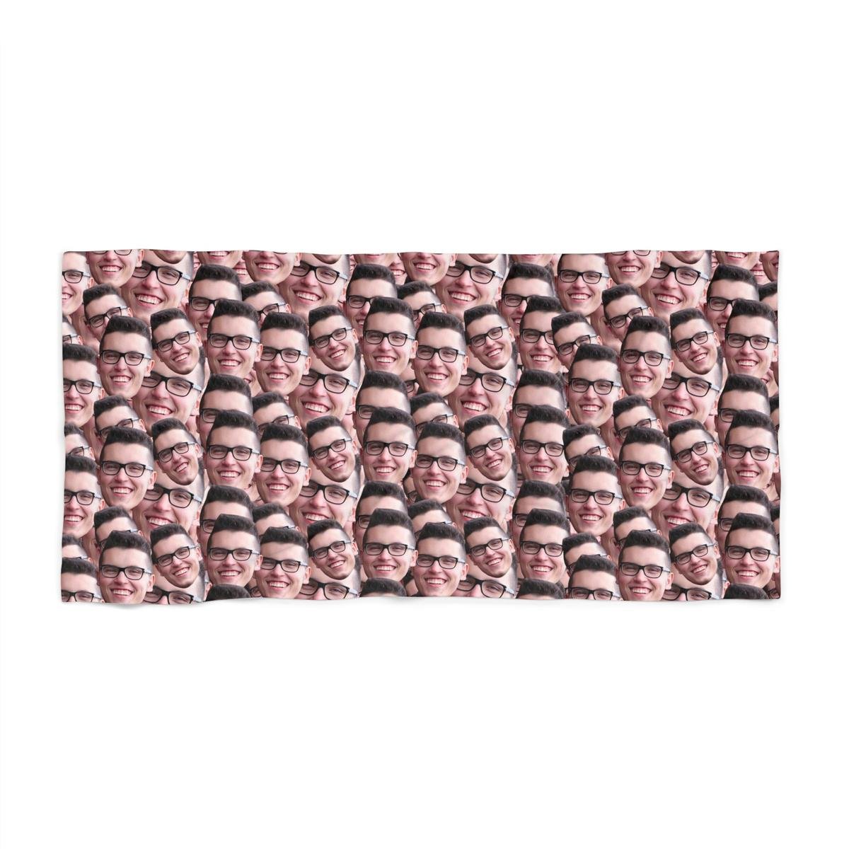 Crazy Faces Beach Towel Secondary image