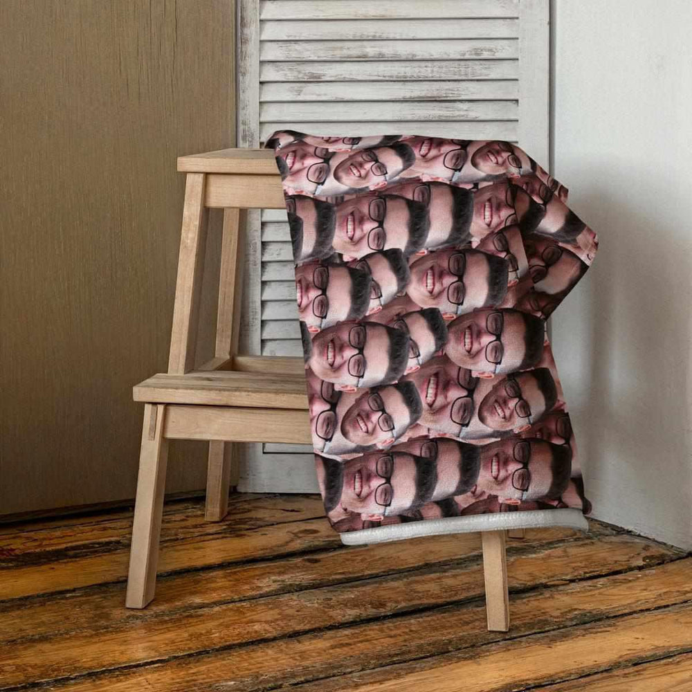 Crazy Faces Beach Towel