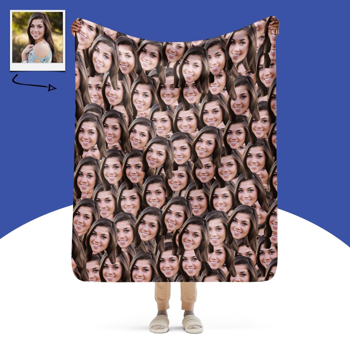 Crazy Faces Blanket Main image