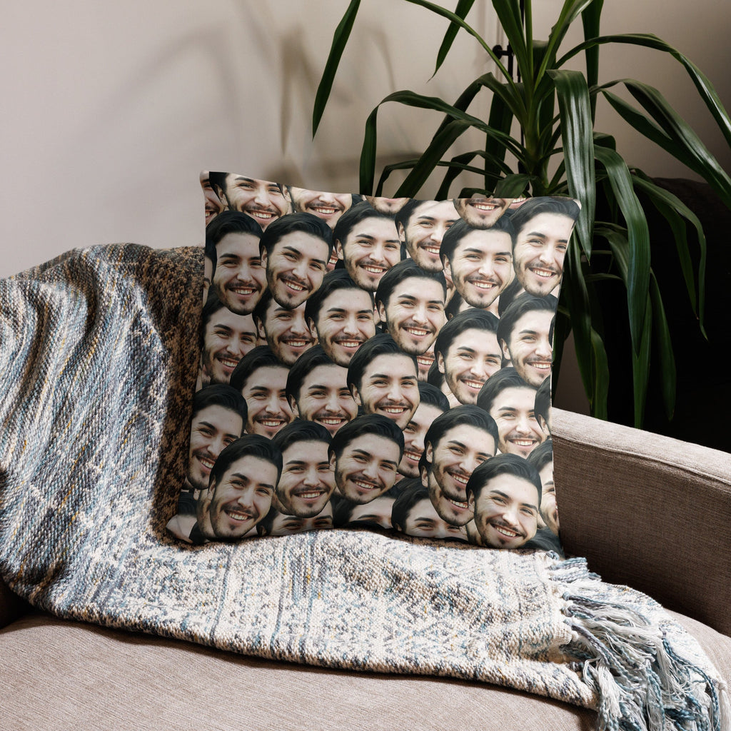 Crazy Faces Pillow