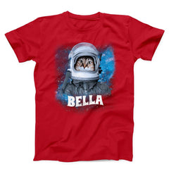 Custom Astronaut Cat In Space T-shirt