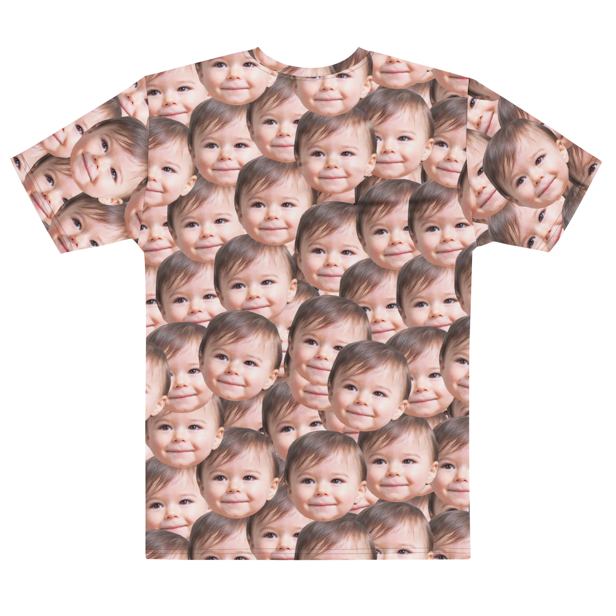 Custom Baby Face All Over Print T-Shirt Secondary image