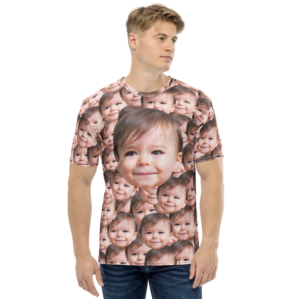 Custom Baby Face All Over Print T-Shirt