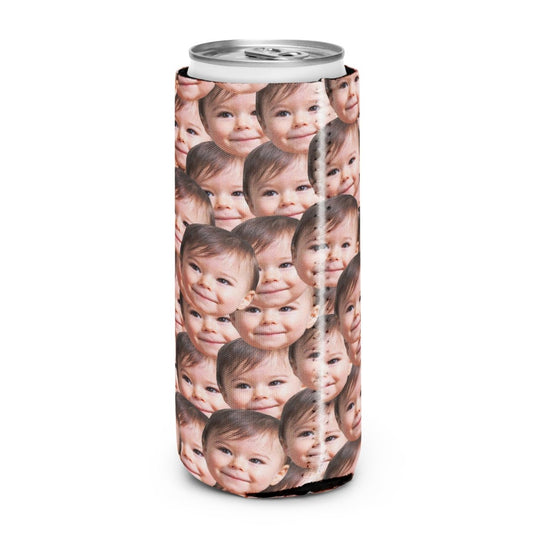 Custom Baby Face Can Cooler