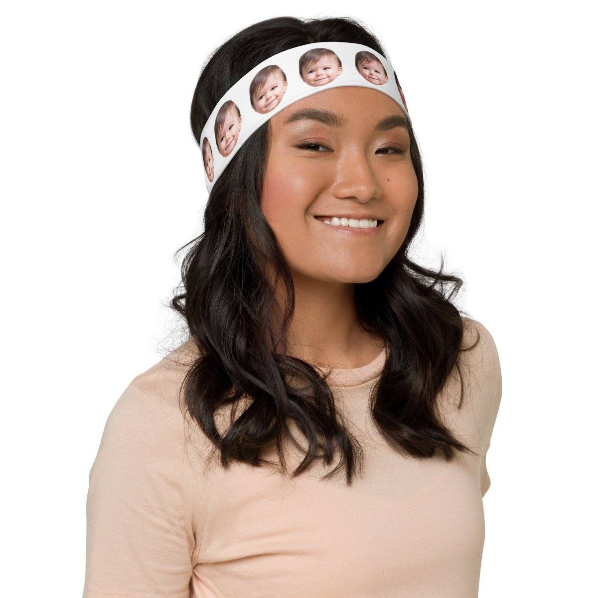Custom Baby Face Headband