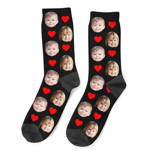 Custom Baby Face Socks Gift for Parents