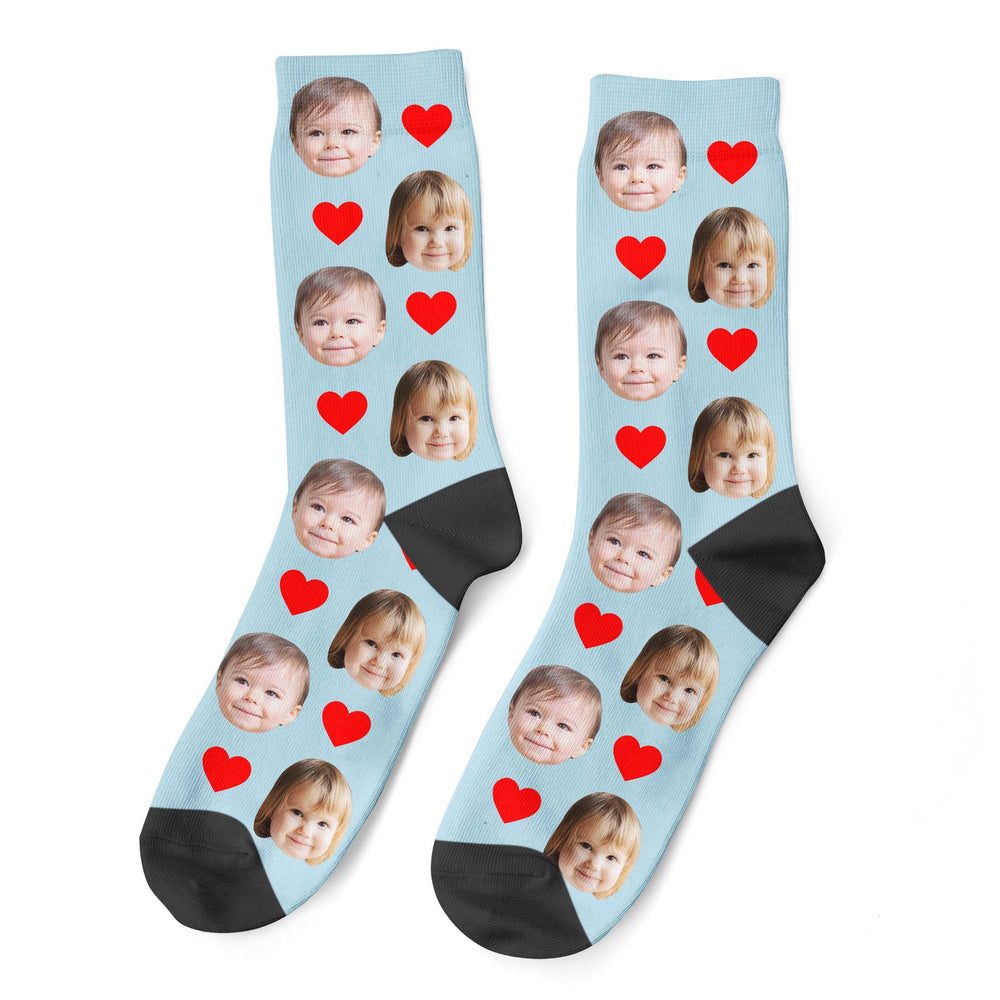 Custom Baby Face Socks Gift for Parents