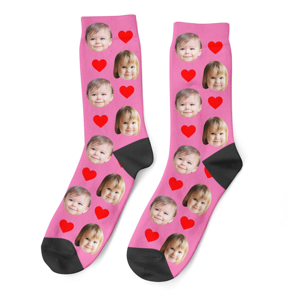 Custom Baby Face Socks Gift for Parents