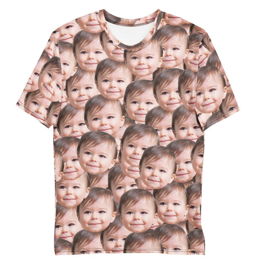 Custom Baby Face T-shirt For Parents
