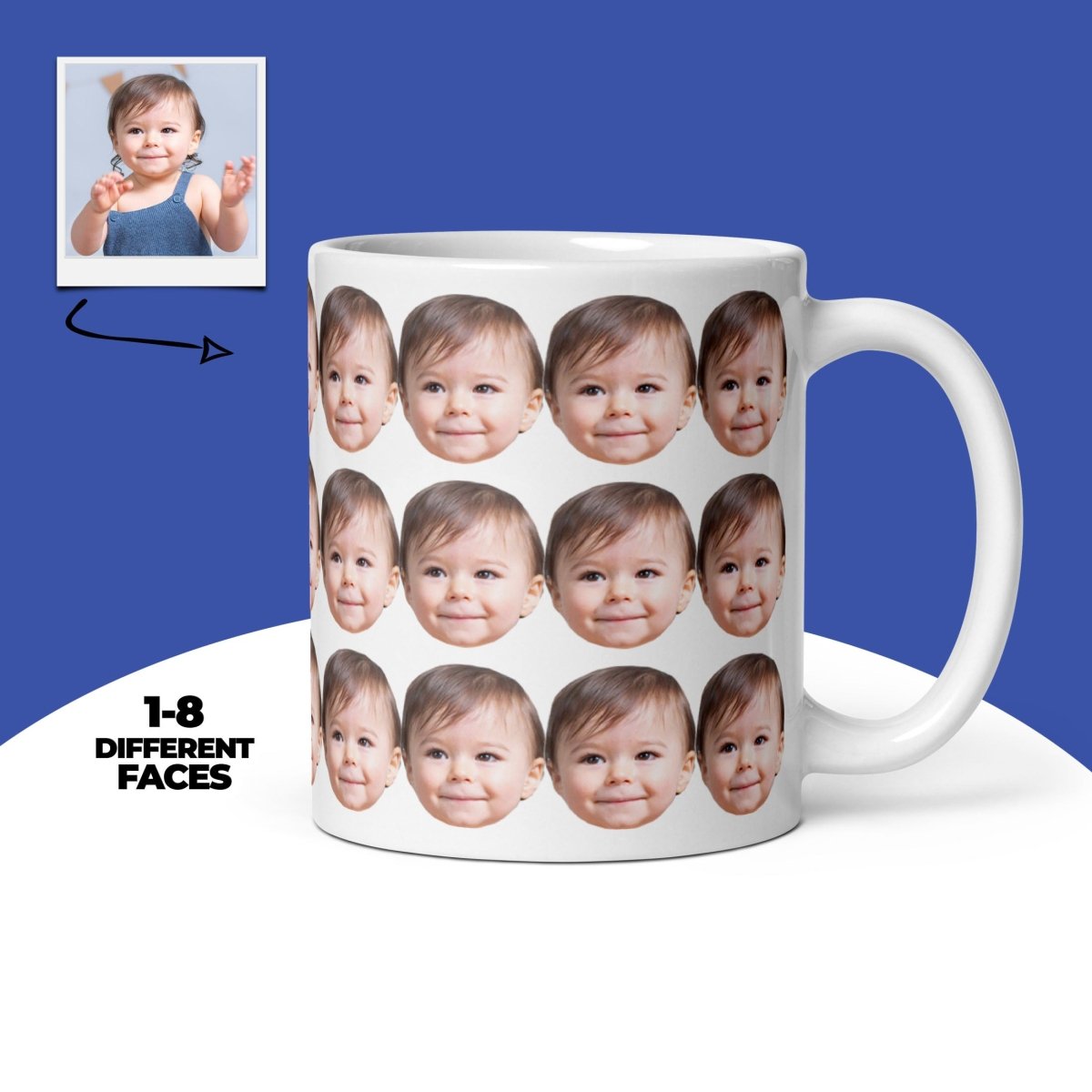 Custom Baby Faces Mug Main image