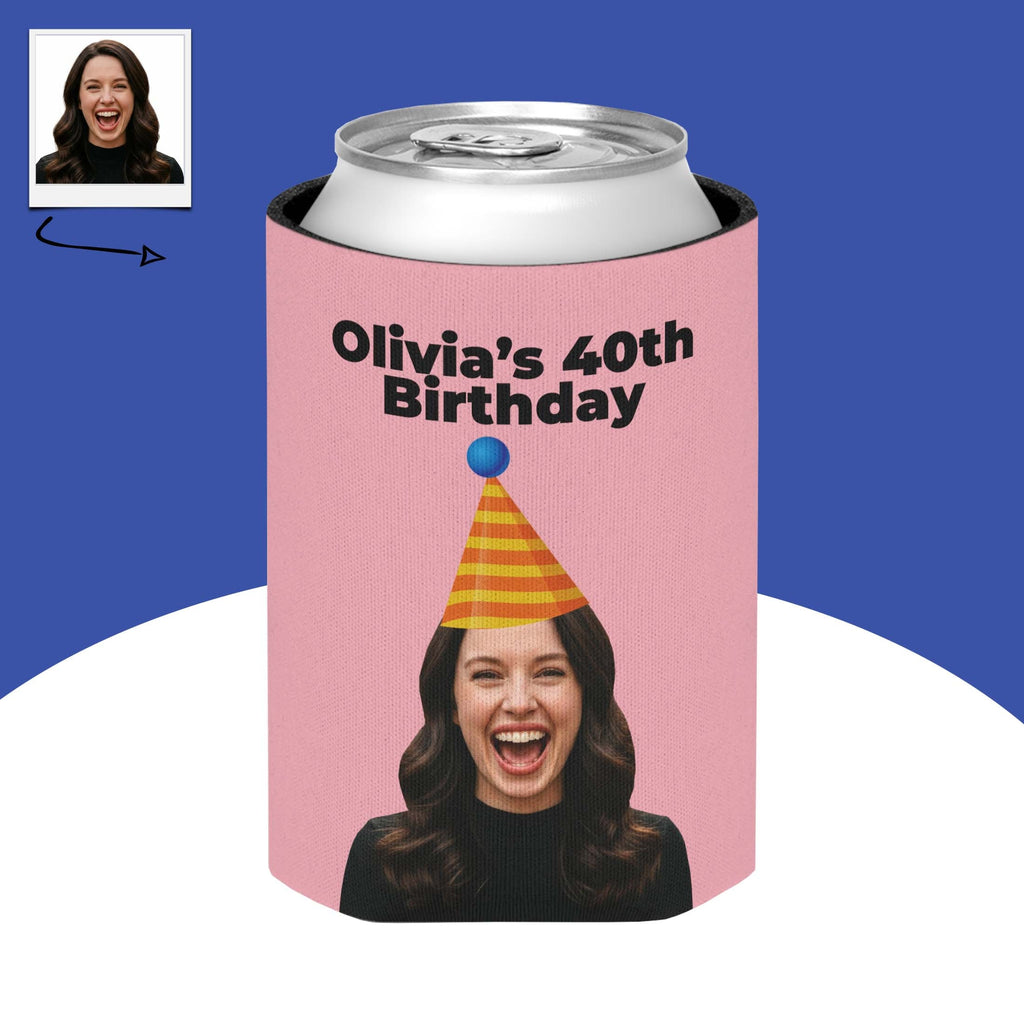 Custom Birthday Party Can Cooler