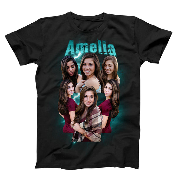 Custom Bootleg T-Shirt Retro Photo Tee