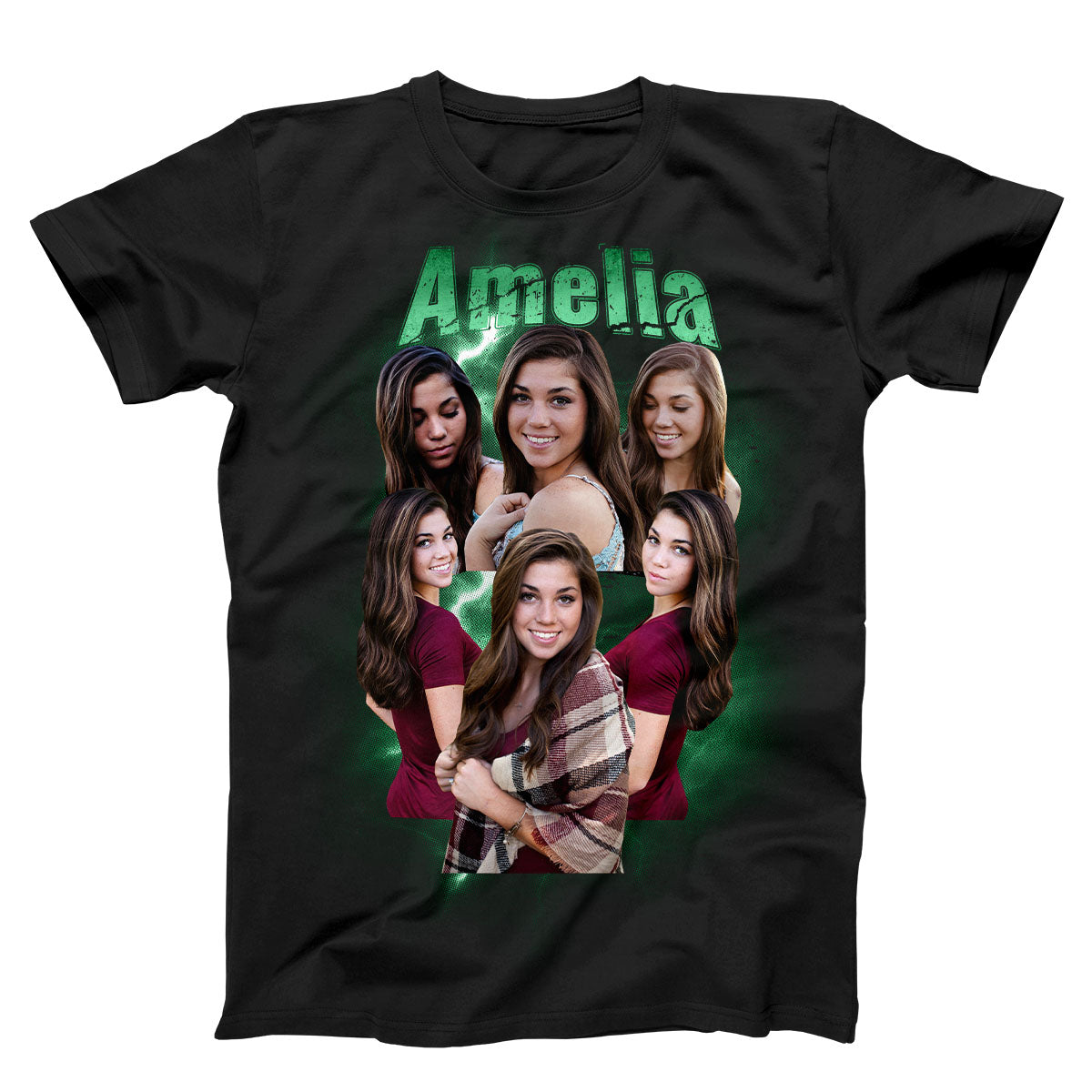 Custom Bootleg T-Shirt Retro Photo Tee