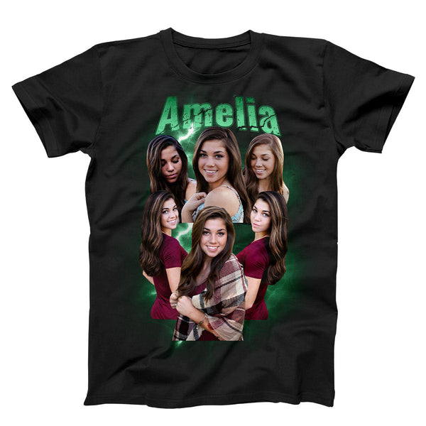 Custom Bootleg T-Shirt Retro Photo Tee