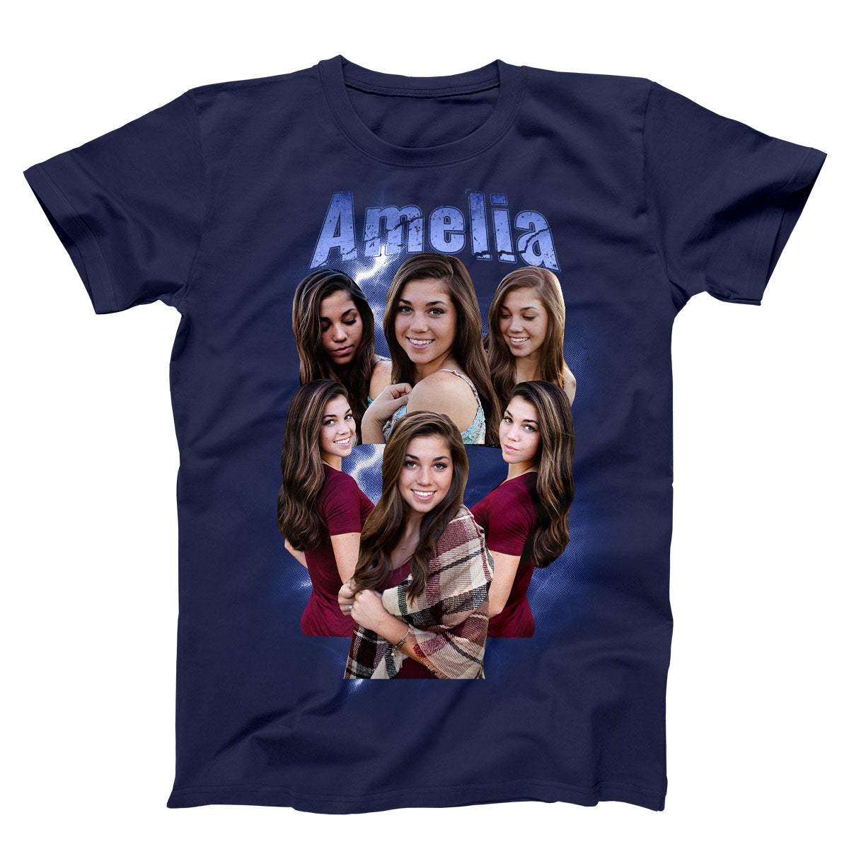 Custom Bootleg T-Shirt Retro Photo Tee