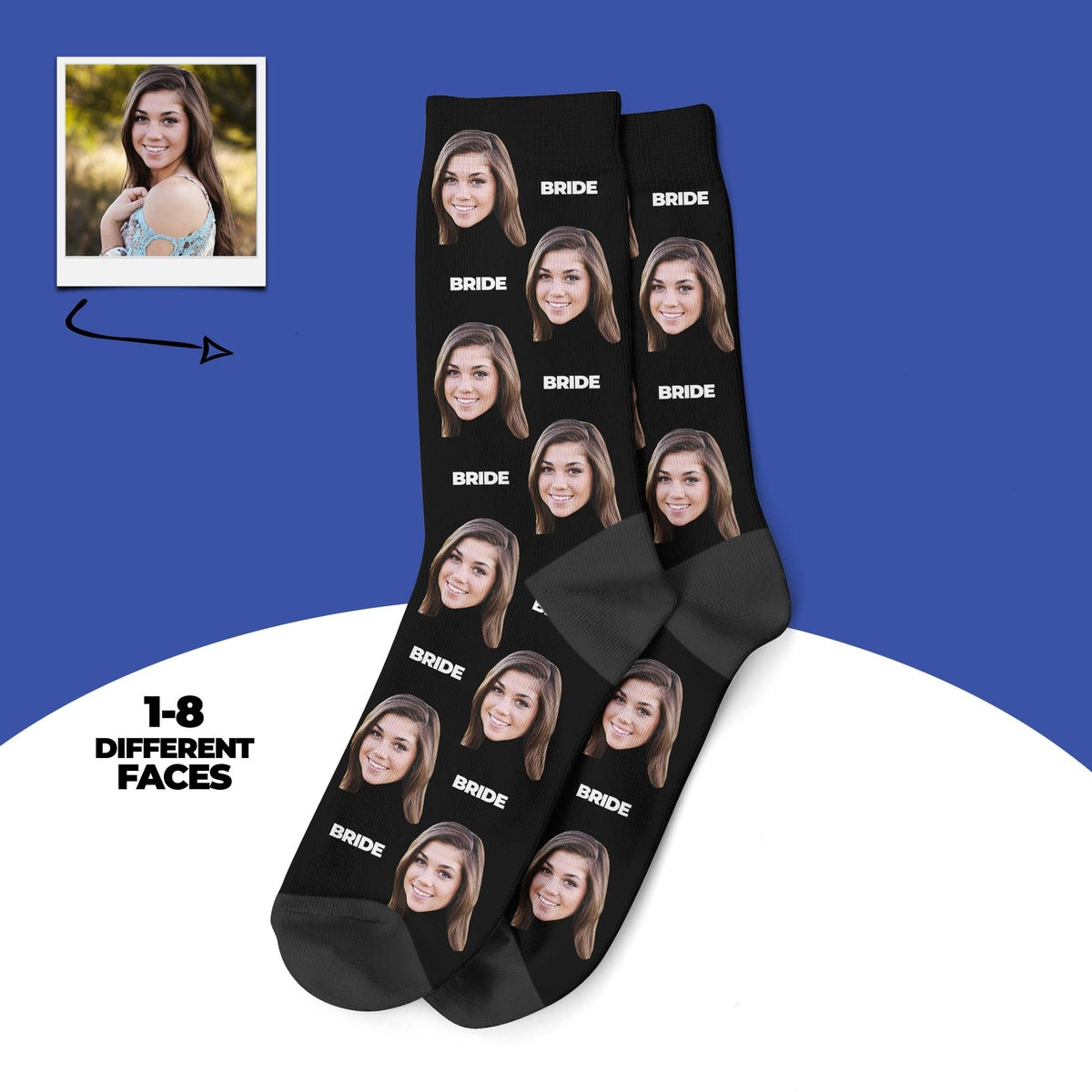 Custom Bride Socks