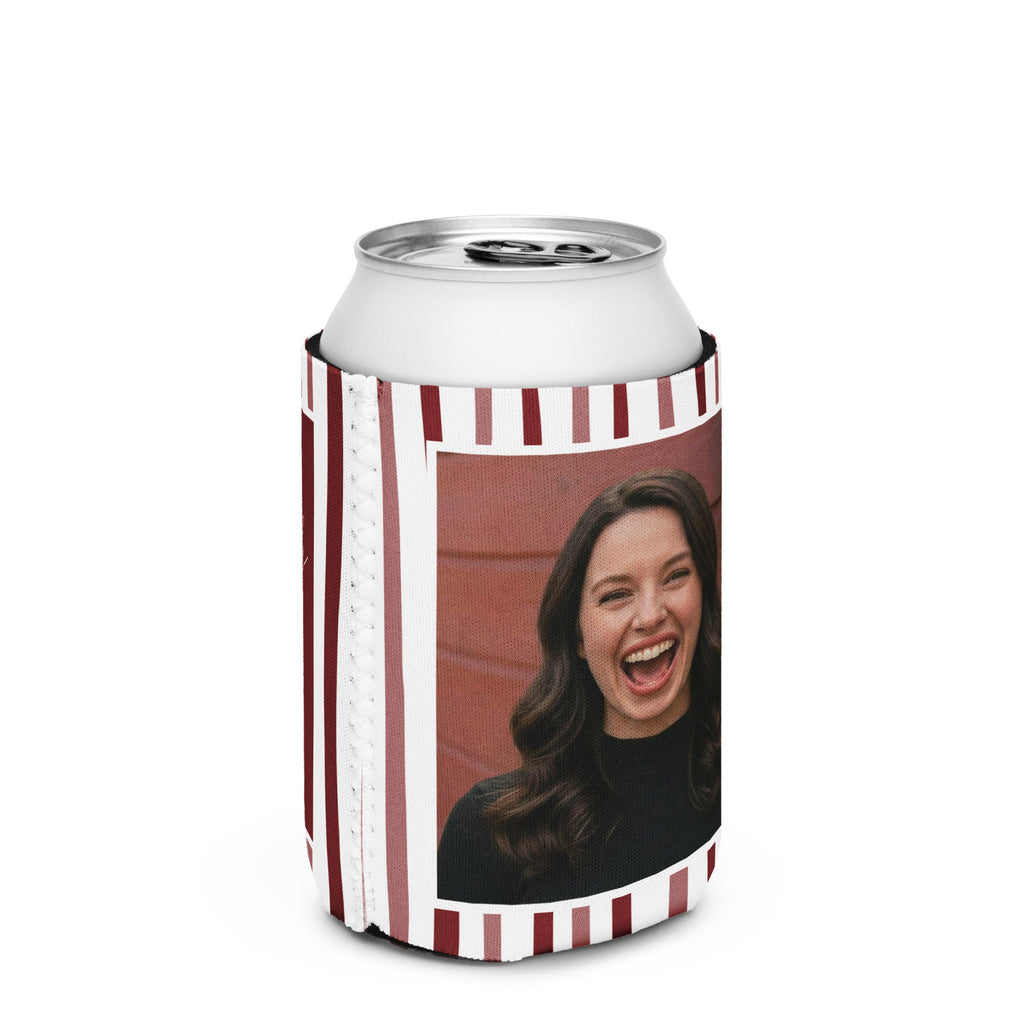 Custom Can Cooler With Photo And Text