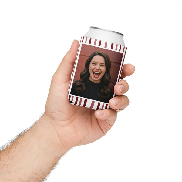 Custom Can Cooler With Photo And Text