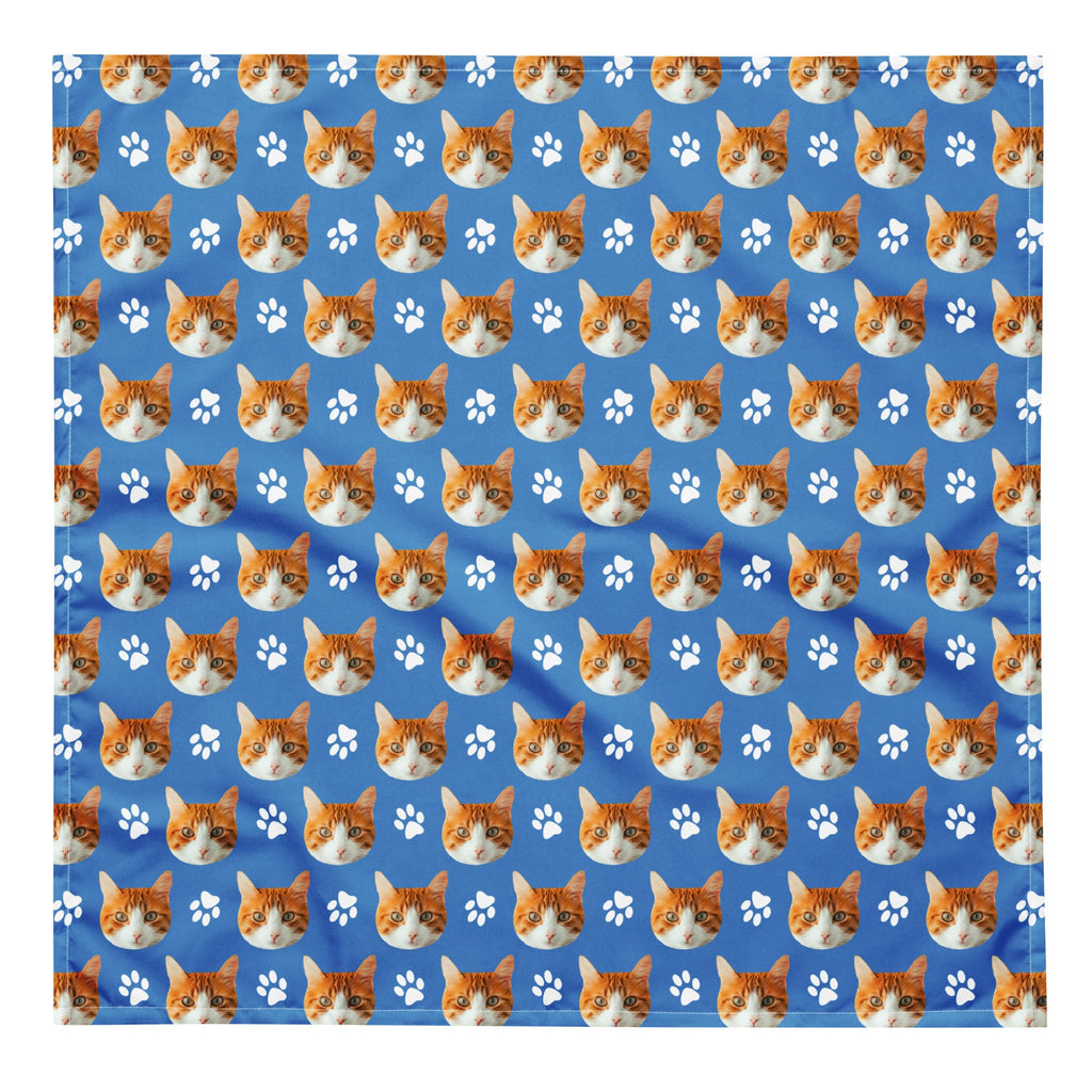 Custom Cat Face Bandana