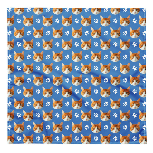 Custom Cat Face Bandana